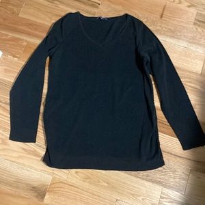 Thyme maternity black long sleeve top
